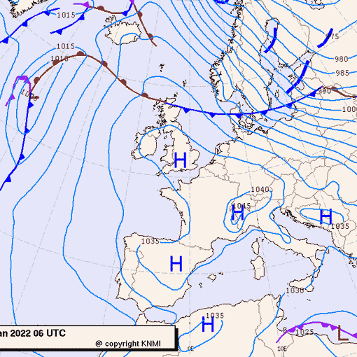 Previsioni meteo per venerdì 14, sabato 15, domenica 16 (gennaio)