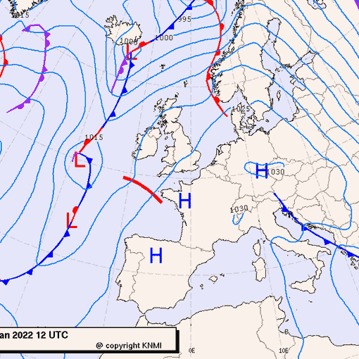 Previsioni meteo per sabato 15, domenica 16, lunedì 17 (gennaio)
