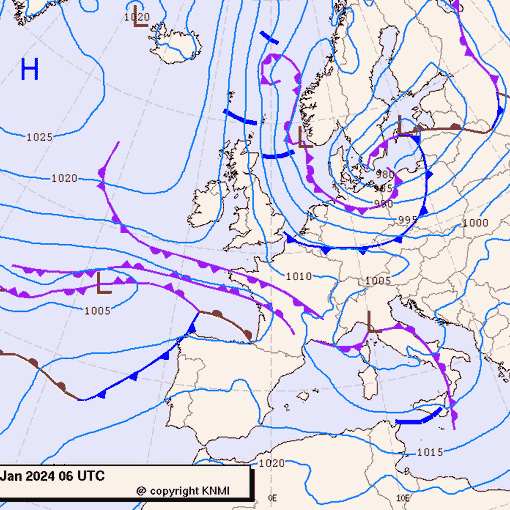 Previsioni meteo per lunedì 15, martedì 16, mercoledì 17 (gennaio)