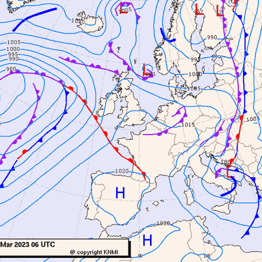 Previsioni meteo per mercoledì 15, giovedì 16, venerdì 17 (marzo)