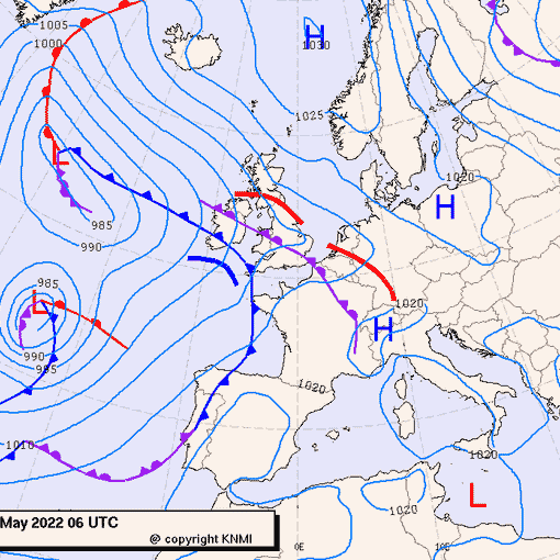 Previsioni meteo per lunedì 16, martedì 17, mercoledì 18 (maggio)
