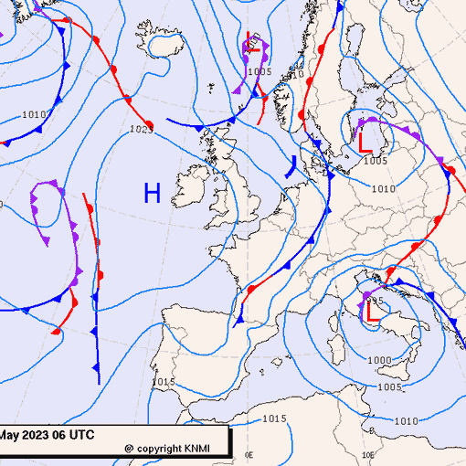 Previsioni meteo per martedì 16, mercoledì 17, giovedì 18 (maggio)