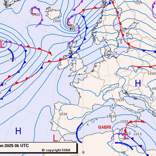 Previsioni meteo per venerdì 17, sabato 18, domenica 19 (gennaio)