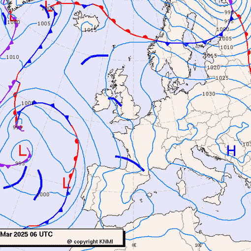Previsioni meteo per mercoledì 19, giovedì 20, venerdì 21 (marzo)