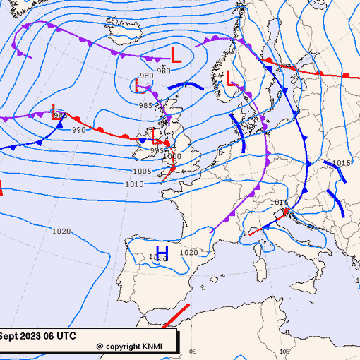 Previsioni meteo per martedì 19, mercoledì 20, giovedì 21 (settembre)