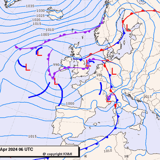 Previsioni meteo per lunedì 1, martedì 2, mercoledì 3 (aprile)