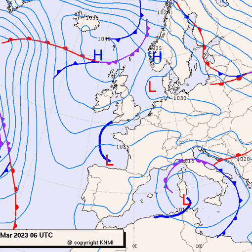 Previsioni meteo per mercoledì 1, giovedì 2, venerdì 3 (marzo)