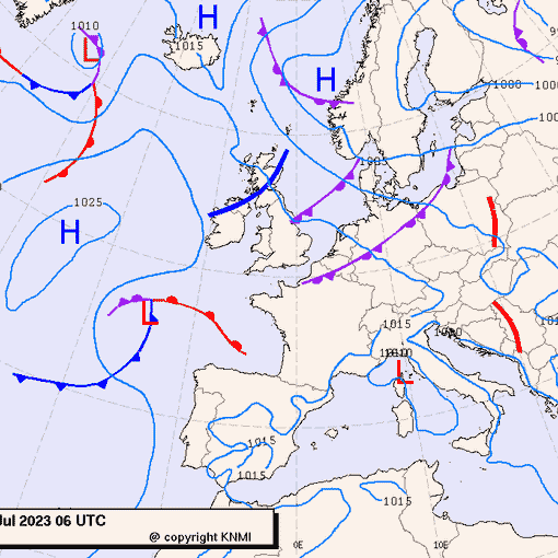 Previsioni meteo per giovedì 20, venerdì 21, sabato 22 (luglio)