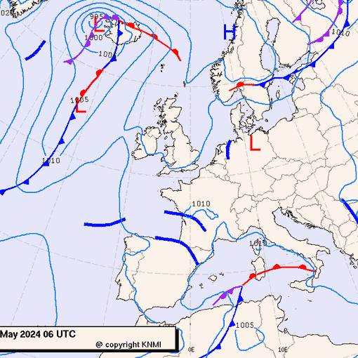 Previsioni meteo per lunedì 20, martedì 21, mercoledì 22 (maggio)