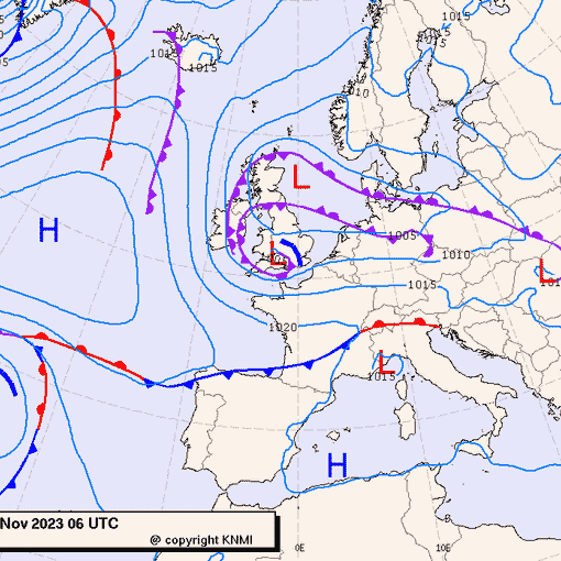 Previsioni meteo per lunedì 20, martedì 21, mercoledì 22 (novembre)