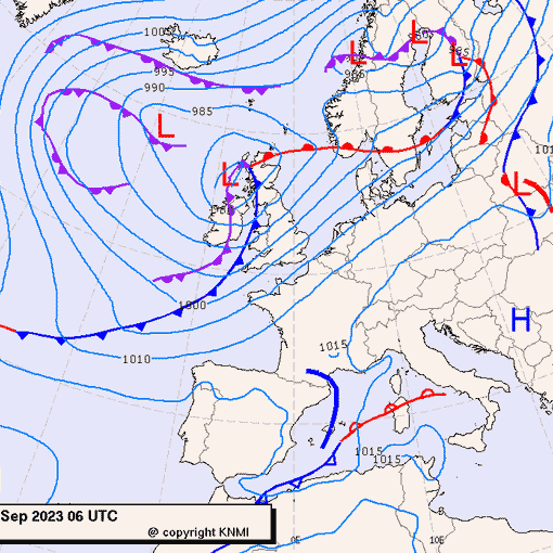 Previsioni meteo per mercoledì 20, giovedì 21, venerdì 22 (settembre)
