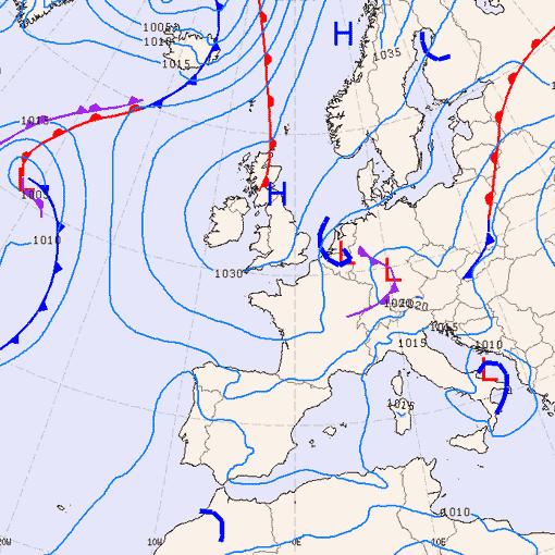 Previsioni meteo per domenica 21, lunedì 22, martedì 23 (aprile)