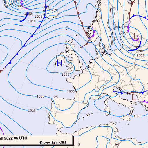 Previsioni meteo per venerdì 21, sabato 22, domenica 23 (gennaio)