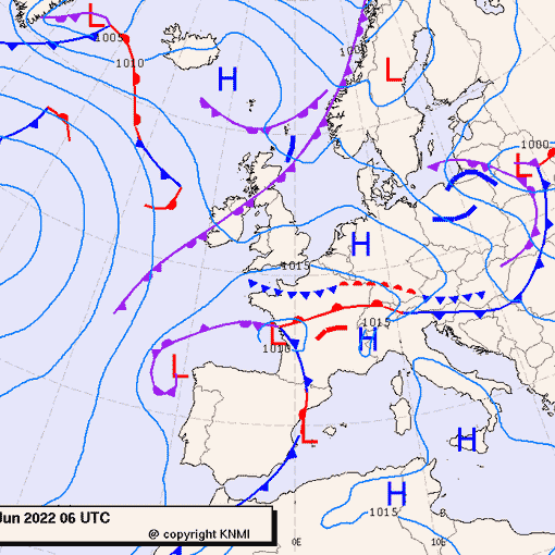 Previsioni meteo per martedì 21, mercoledì 22, giovedì 23 (giugno)