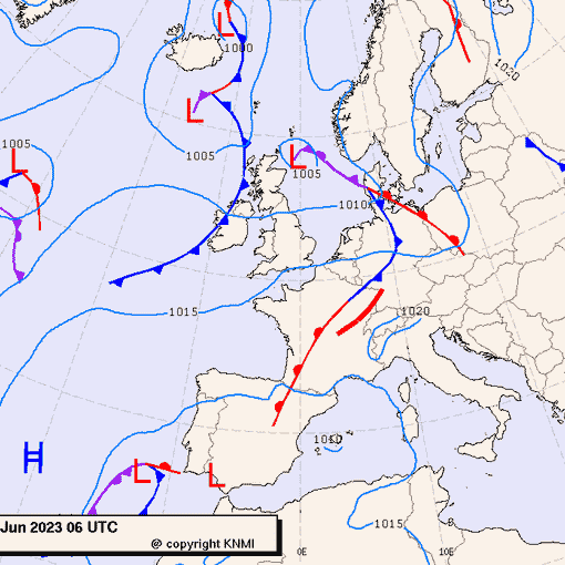 Previsioni meteo per mercoledì 21, giovedì 22, venerdì 23 (giugno)
