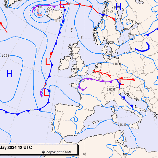Previsioni meteo per martedì 21, mercoledì 22, giovedì 23 (maggio)