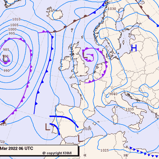 Previsioni meteo per lunedì 21, martedì 22, mercoledì 23 (marzo)
