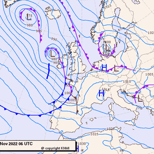 Previsioni meteo per lunedì 21, martedì 22, mercoledì 23 (novembre)