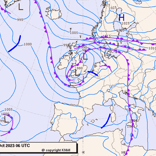 Previsioni meteo per sabato 21, domenica 22, lunedì 23 (ottobre)