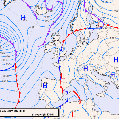 Previsioni meteo per lunedì 22, martedì 23, mercoledì 24 (febbraio)