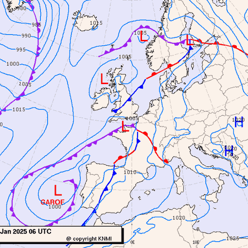Previsioni meteo per mercoledì 22, giovedì 23, venerdì 24 (gennaio)