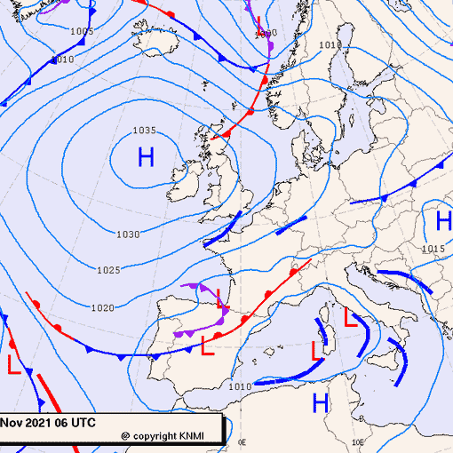 Previsioni meteo per lunedì 22, martedì 23, giovedì 24 (novembre)