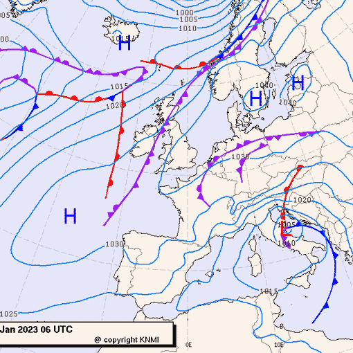 Previsioni meteo per lunedì 23, martedì 24, mercoledì 25 (gennaio)