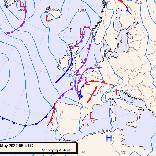 Previsioni meteo per lunedì 23, martedì 24, mercoledì 25 (maggio)