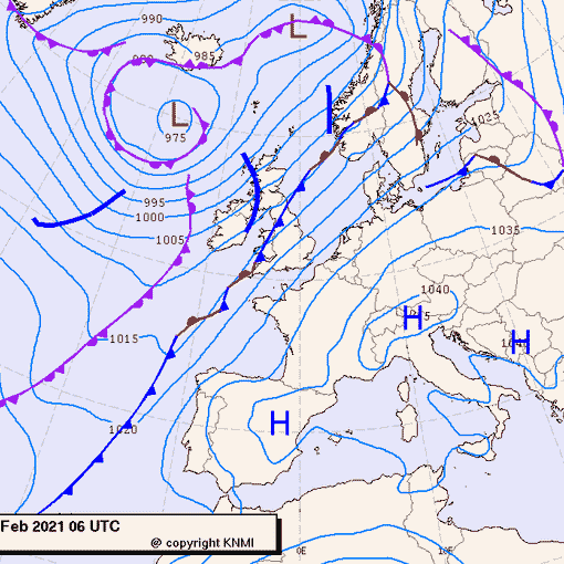 Previsioni meteo per mercoledì 24, giovedì 25, venerdì 26 (febbraio)