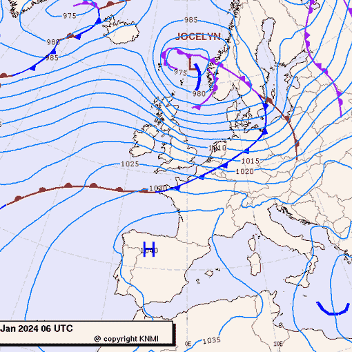 Previsioni meteo per mercoledì 24, giovedì 25, venerdì 26 (gennaio)