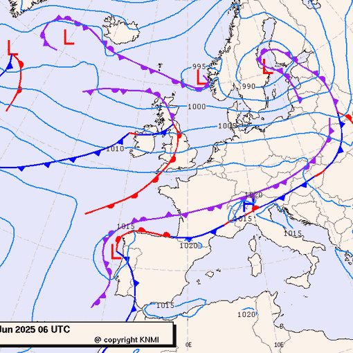 Previsioni meteo per martedì 24, mercoledì 25, giovedì 26 (giugno)