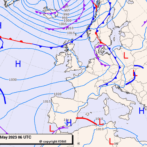 Previsioni meteo per mercoledì 24, giovedì 25, venerdì 26 (maggio)