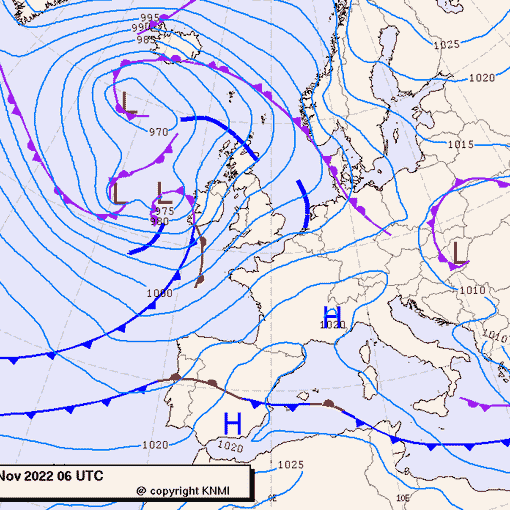 Previsioni meteo per giovedì 24, venerdì 25, sabato 26 (novembre)
