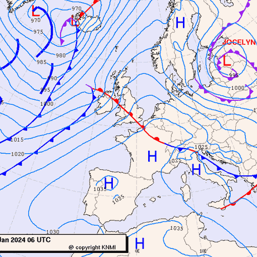 Previsioni meteo per giovedì 25, venerdì 26, sabato 27 (gennaio)