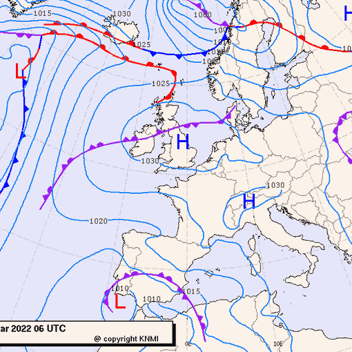 Previsioni meteo per venerdì 25, sabato 26, domenica 27 (marzo)