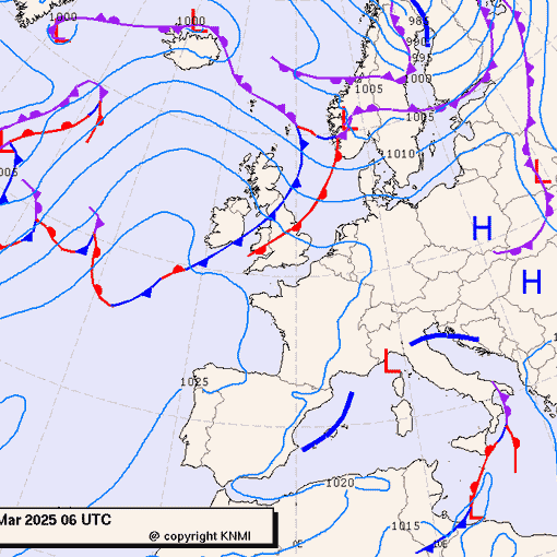 Previsioni meteo per martedì 25, mercoledì 26, giovedì 27 (marzo)