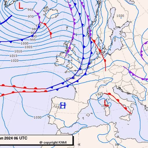 Previsioni meteo per venerdì 26, sabato 27, domenica 28 (gennaio)