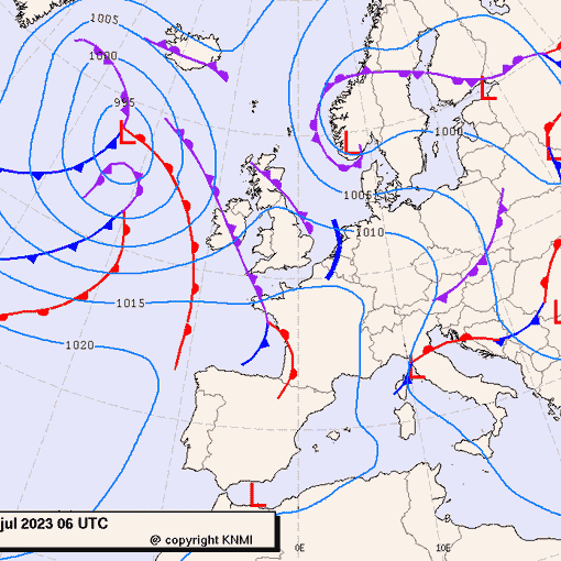 Previsioni meteo per mercoledì 26, giovedì 27, venerdì 28 (luglio)