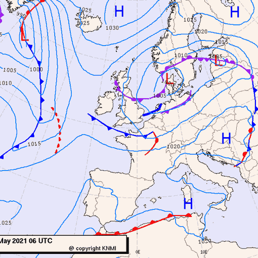 Previsioni meteo per mercoledì 26, giovedì 27, venerdì 28 (maggio)