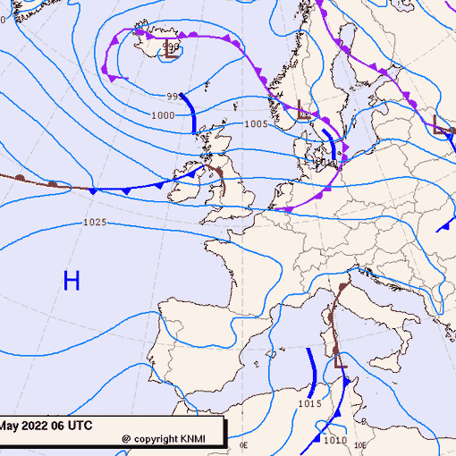 Previsioni meteo per giovedì 26, venerdì 27, sabato 28 (maggio)