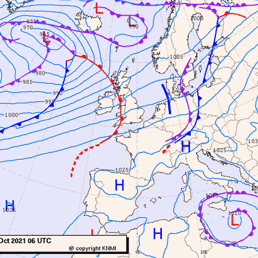 Previsioni meteo per martedì 26, mercoledì 27, giovedì 28 (ottobre)