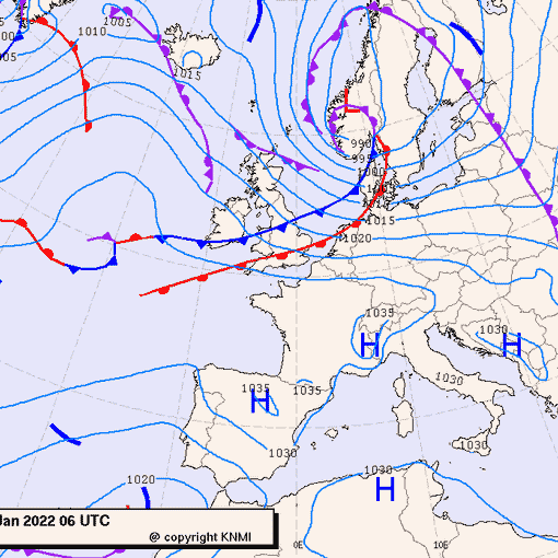 Previsioni meteo per giovedì 27, venerdì 28, sabato 29 (gennaio)