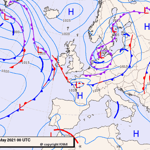Previsioni meteo per giovedì 27, venerdì 28, sabato 29 (maggio)