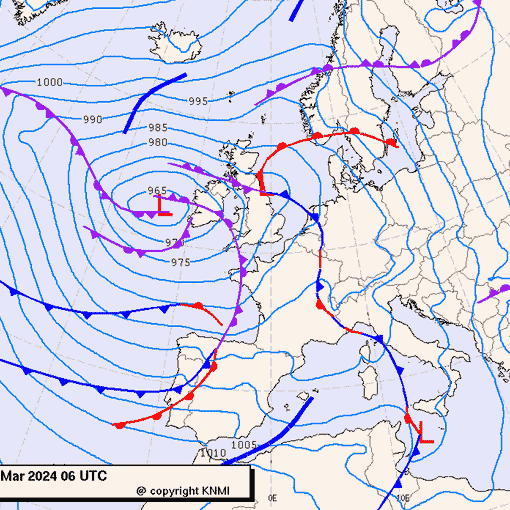 Previsioni meteo per mercoledì 27, giovedì 28, venerdì 29 (marzo)
