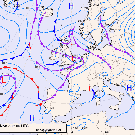 Previsioni meteo per lunedì 27, martedì 28, mercoledì 29 (novembre)