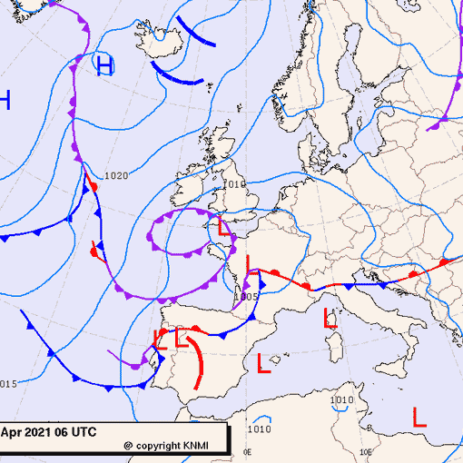 Previsioni meteo per mercoledì 28, giovedì 29, venerdì 30 (aprile)