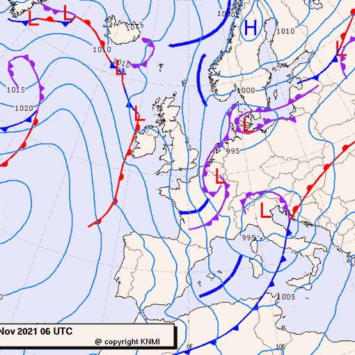 Previsioni meteo per domenica 28, lunedì 29, martedì 30 (novembre)