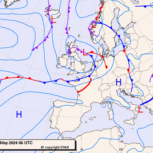 Previsioni meteo per mercoledì 29, giovedì 30, venerdì 31 (maggio)