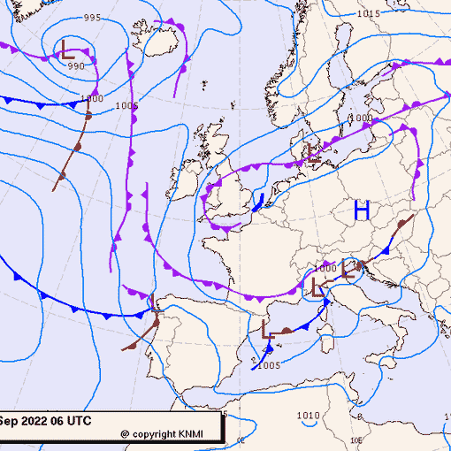 Previsioni meteo per giovedì 29, venerdì 30, sabato 1 (settembre-ottobre)