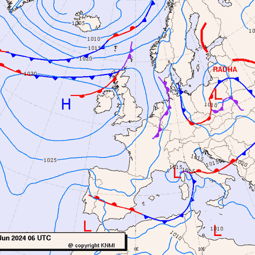 Previsioni meteo per domenica 2, lunedì 3, martedì 4 (giugno)